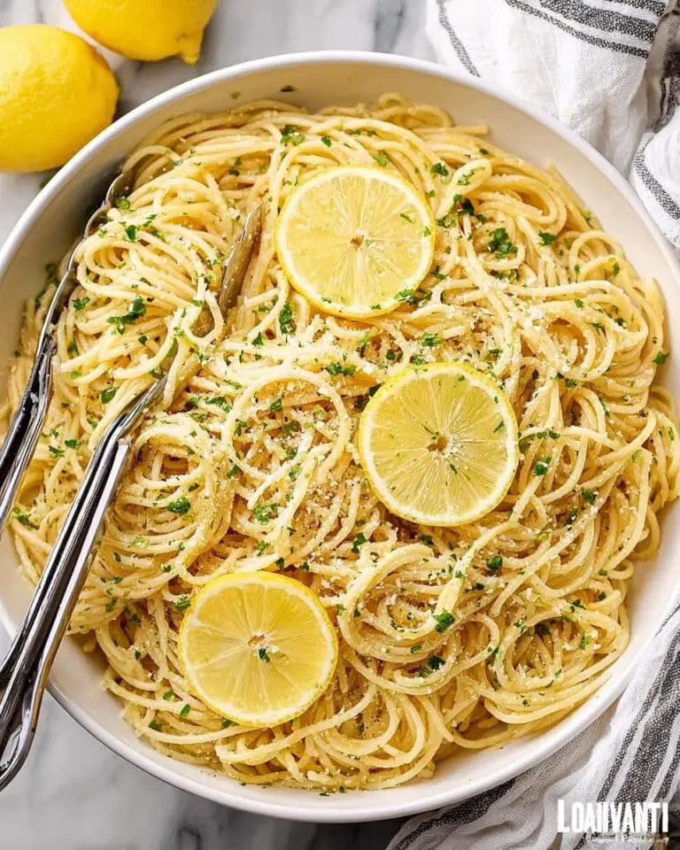 Lemon Pasta with Parmesan and Fresh Herbs Recipe