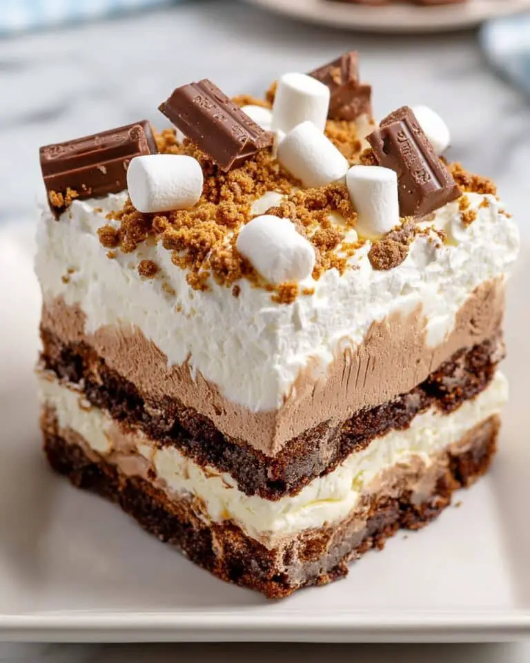 S’mores Ice Cream Sandwich Cake Recipe