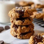 Healthy Peanut Butter Chocolate Chip Cookies Recipe