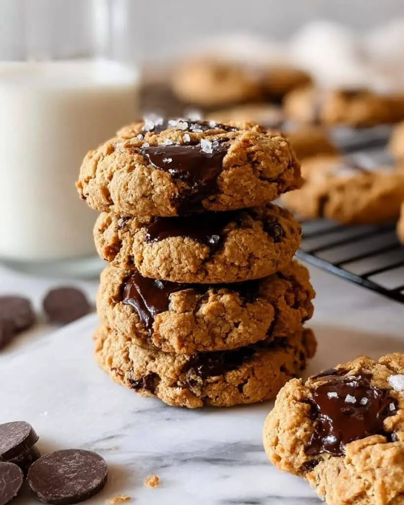 Healthy Peanut Butter Chocolate Chip Cookies Recipe