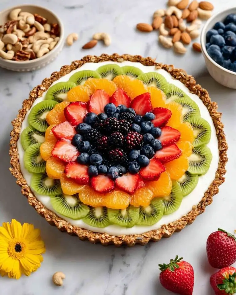No-Bake Greek Yogurt Fruit Tart Recipe