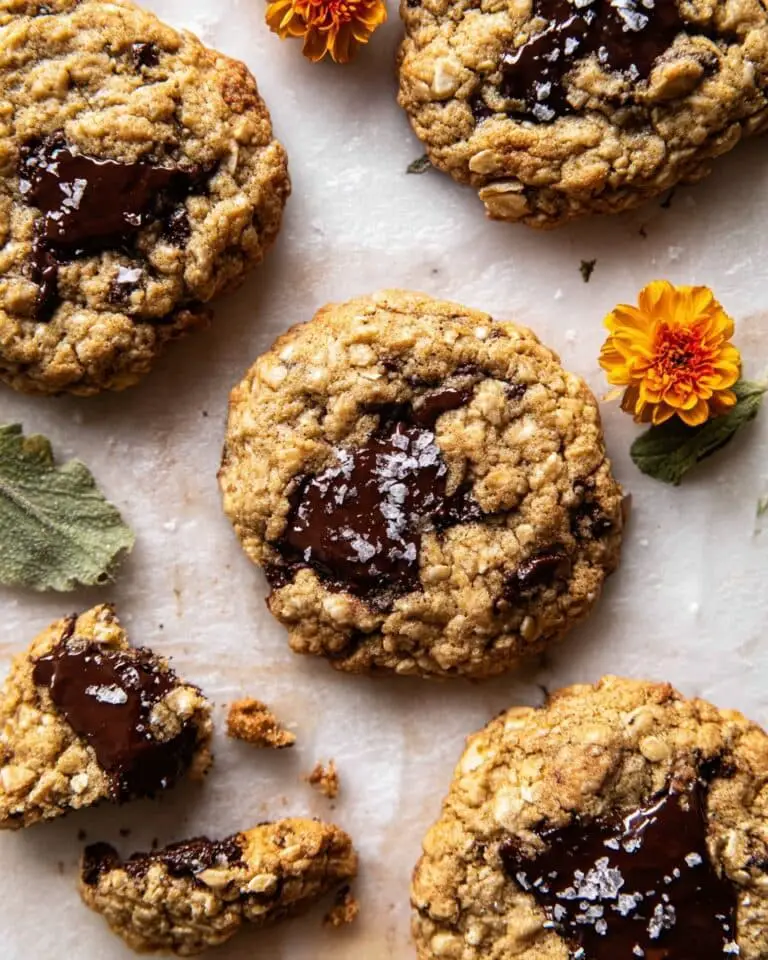 Peanut Butter Oatmeal Chocolate Chip Cookies Recipe