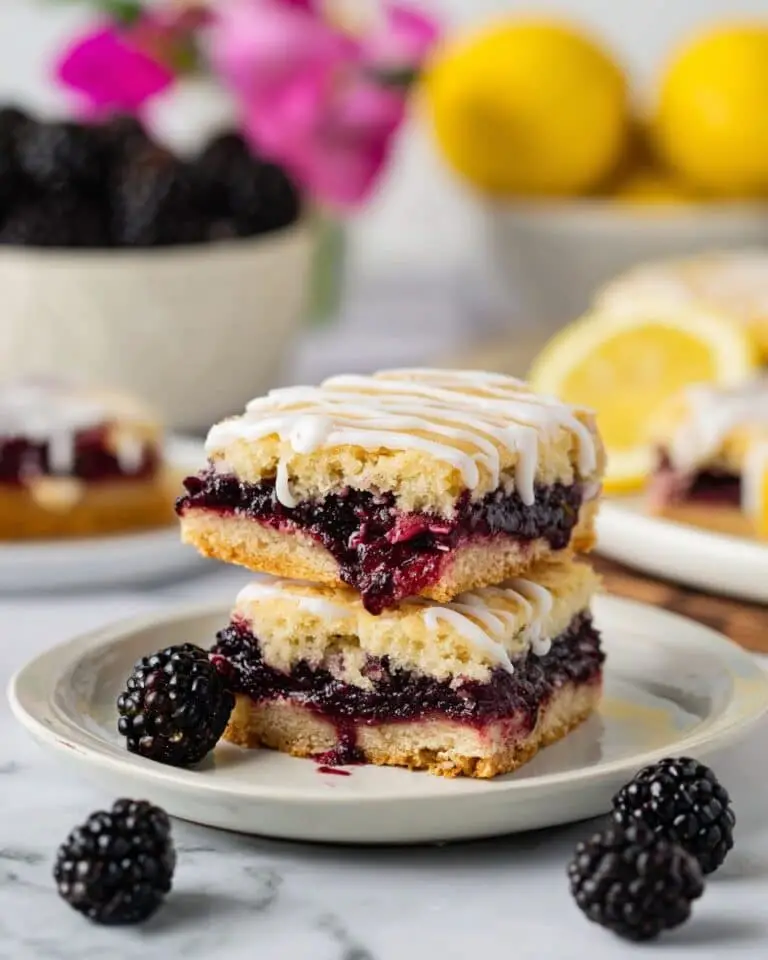 Blackberry Pie Squares Recipe