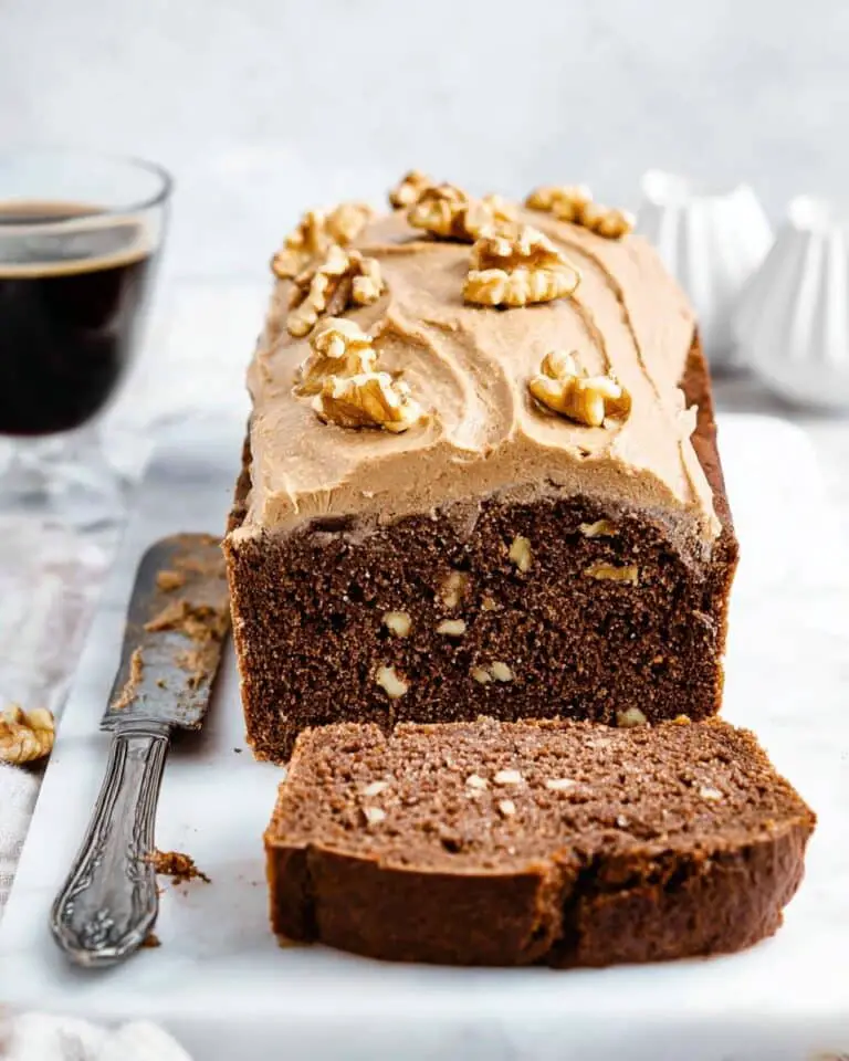 Coffee and Walnut Loaf Cake Recipe