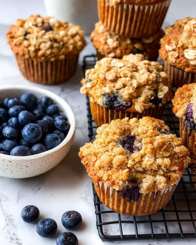 Banana Blueberry Oatmeal Muffins Recipe