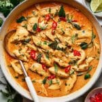 Poached Red Curry Chicken Thighs (Hands-Free & Tender!) Recipe