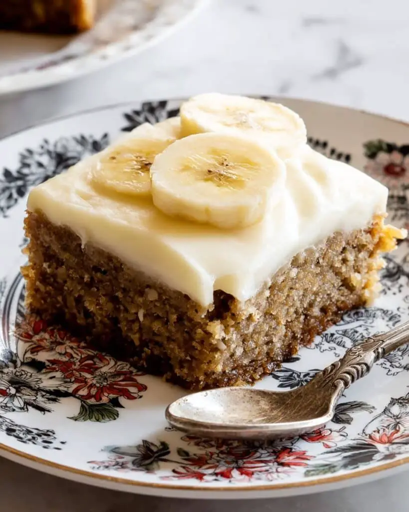 Banana Bars with Cream Cheese Frosting Recipe