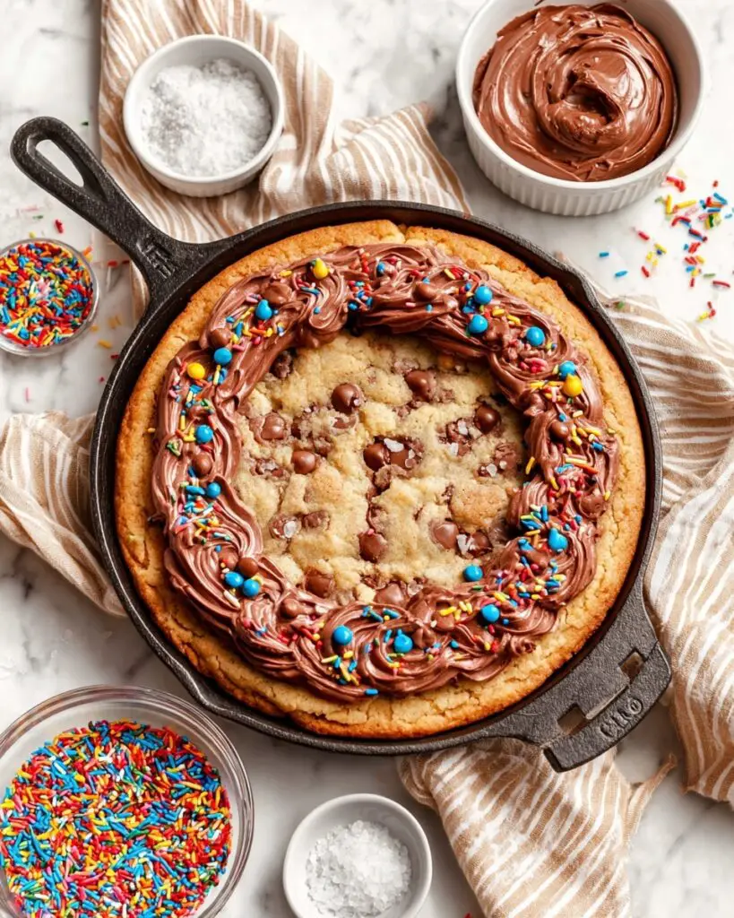 Brown Butter Chocolate Chip Skillet Cookie Recipe