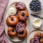 Homemade Blueberry Bagels Recipe