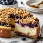 Blueberry Crumble Cheesecake Recipe