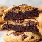 Brownie Stuffed Chocolate Chip Cookies Recipe