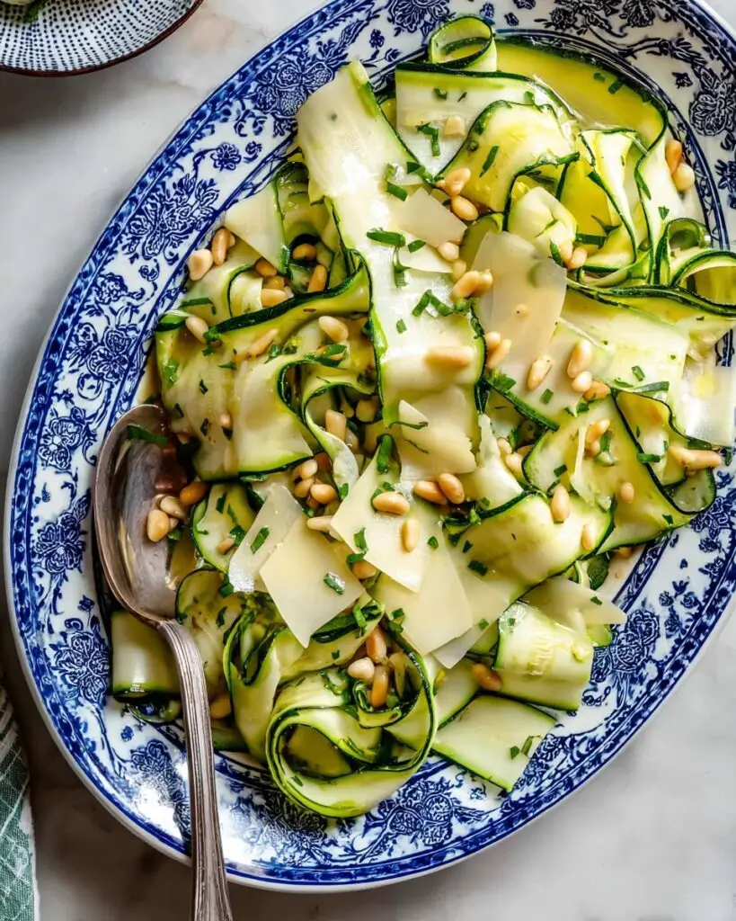 Italian Zucchini Ribbon Salad Recipe