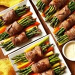 Grilled Beef Roll-Ups with Marinated Vegetables Recipe