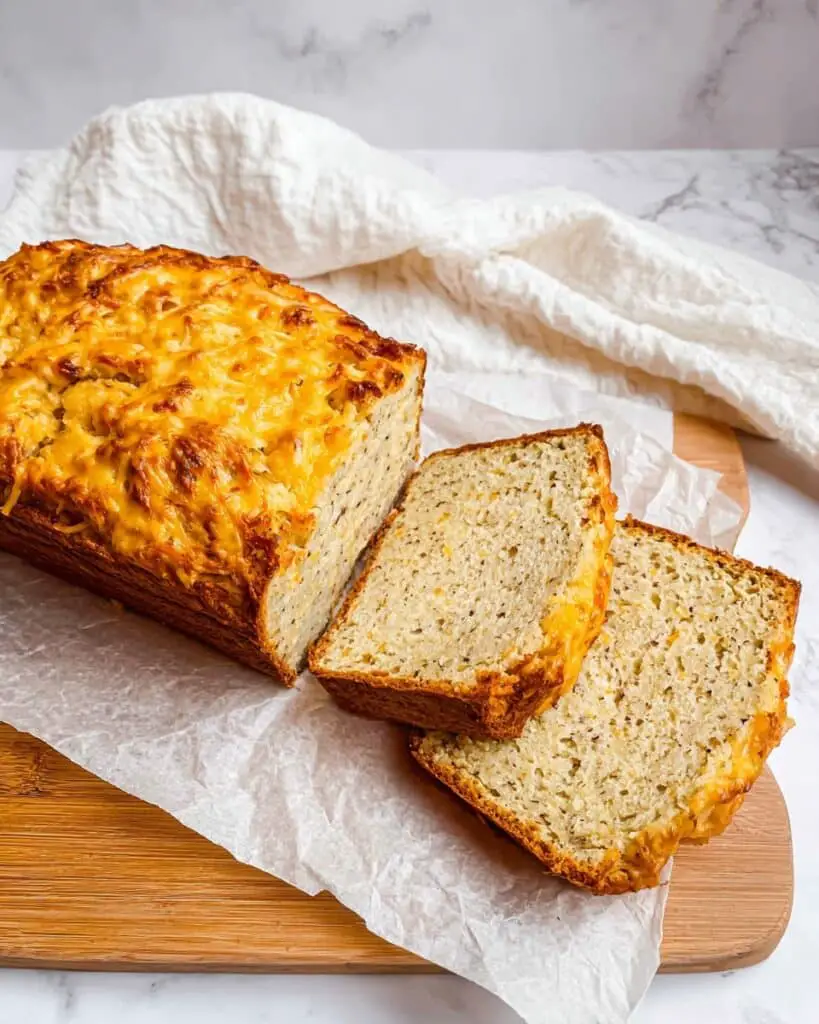Easy Cheesy Oat Flour Bread Recipe