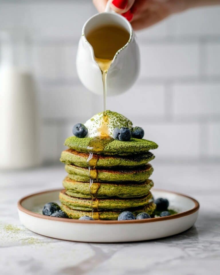 Fluffy Matcha Pancakes Recipe