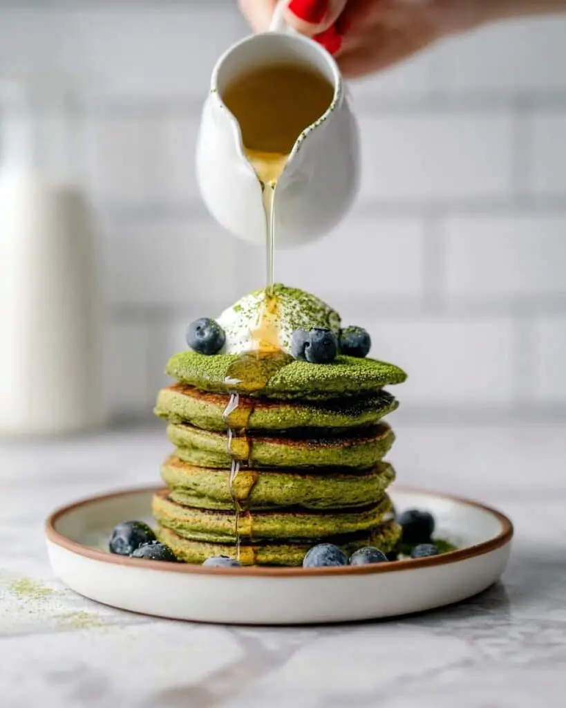 Fluffy Matcha Pancakes Recipe