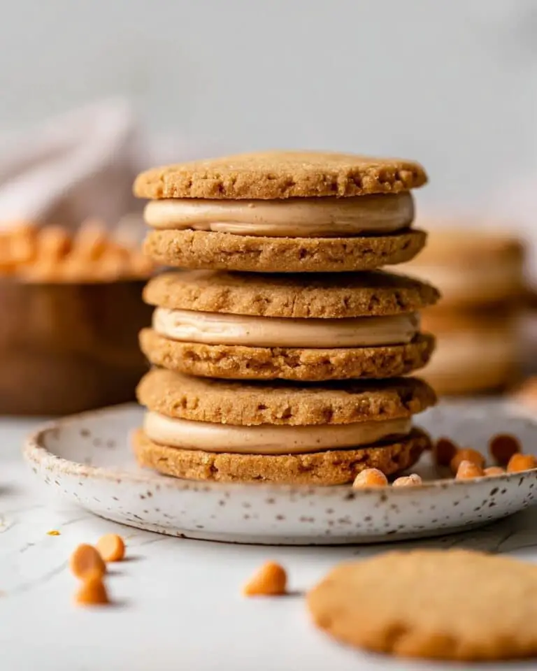 Butterscotch Marshmallow Sandwich Cookies Recipe