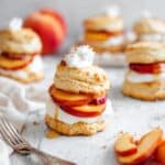 Brown Sugar Bourbon Peach Shortcake Recipe