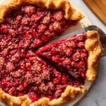 Strawberry Rhubarb Puff Pastry Galette Recipe