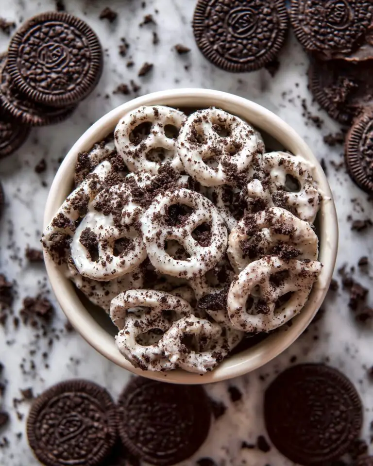 White Chocolate Oreo Pretzels Recipe