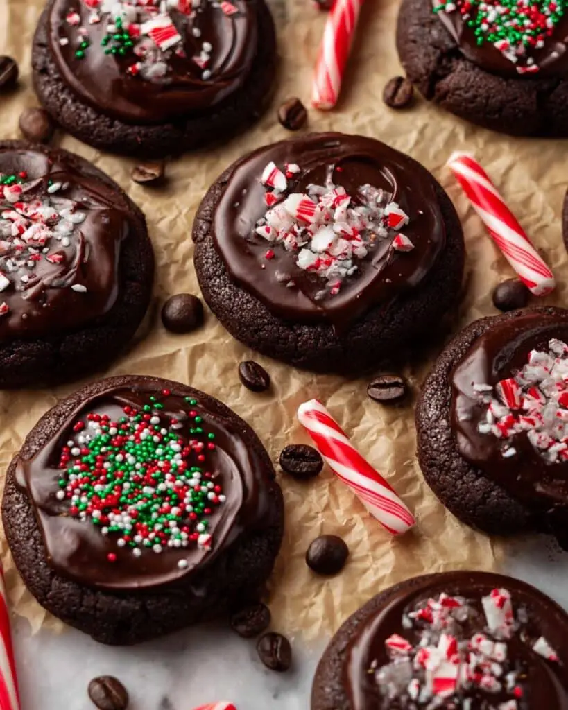 Peppermint Mocha Cookies Recipe
