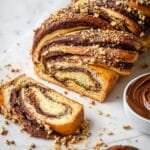 Nutella Hazelnut Braided Bread Recipe