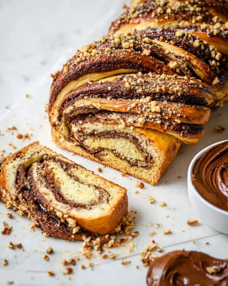 Nutella Hazelnut Braided Bread Recipe