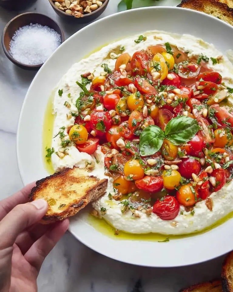 Bruschetta Dip with Whipped Feta Recipe