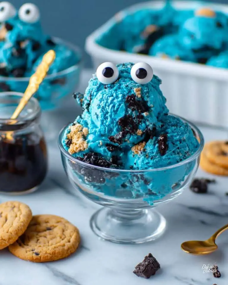 Cookie Monster Ice Cream Recipe
