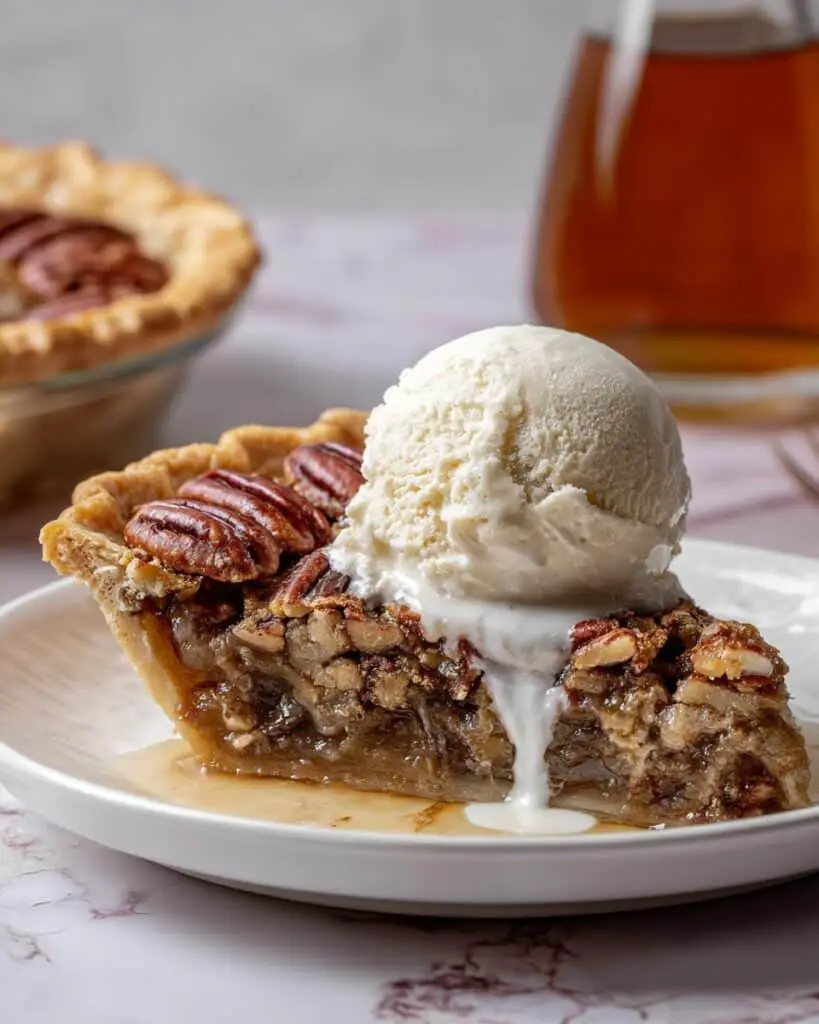 Maple Bourbon Pecan Pie (No Corn Syrup!) Recipe
