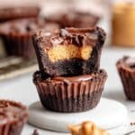 Mini Peanut Butter Cup Brownies Recipe