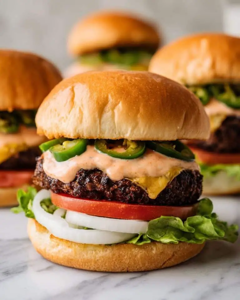 Spicy Pepper Jack Jalapeño Burger Recipe