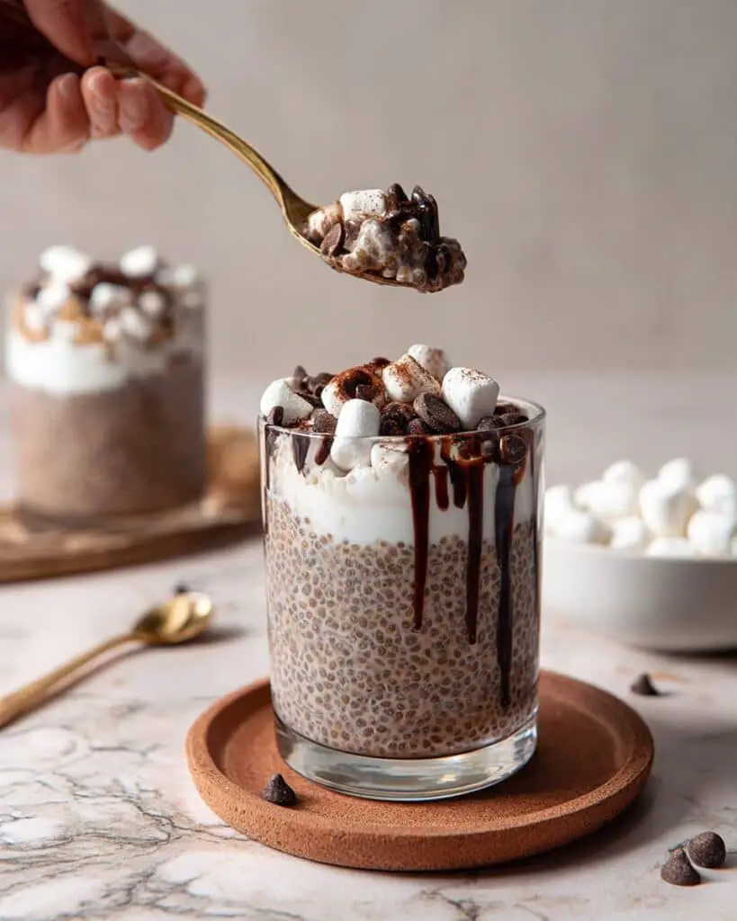 Hot Chocolate Overnight Oats Recipe
