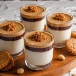 Biscoff Panna Cotta with Caramel Layers Recipe