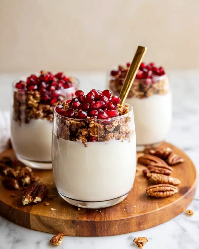 Pomegranate Pecan Breakfast Parfait Recipe