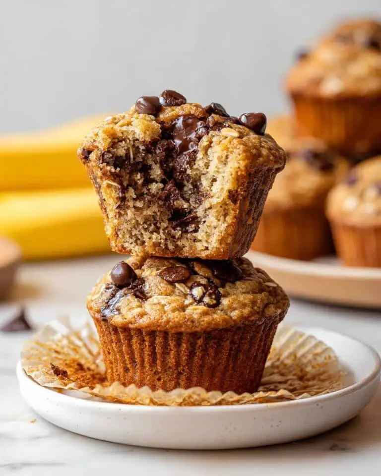 Banana Chocolate Chunk Muffins Recipe