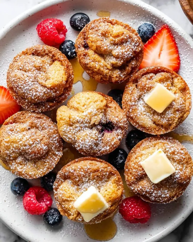 French Toast Muffins with Streusel Topping Recipe