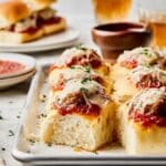 Pull-Apart Meatball Sliders with Herbed Ricotta Recipe