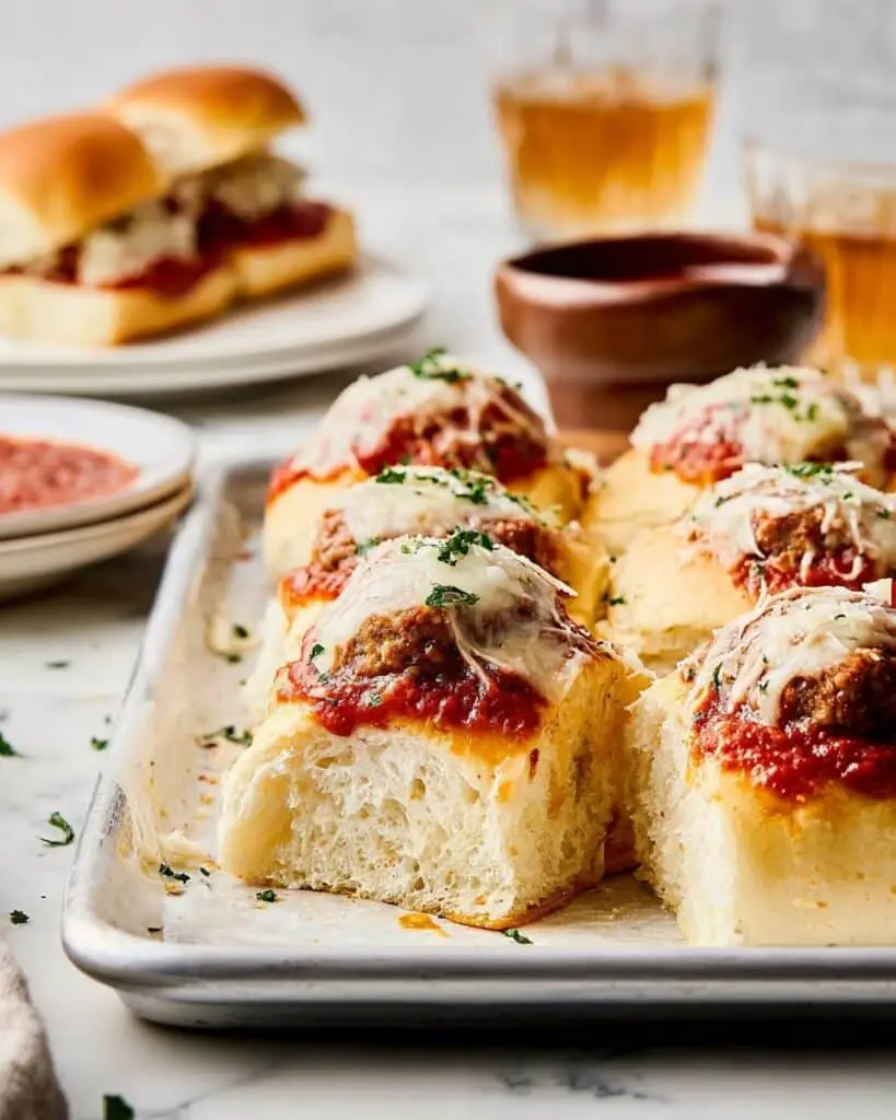Pull-Apart Meatball Sliders with Herbed Ricotta Recipe