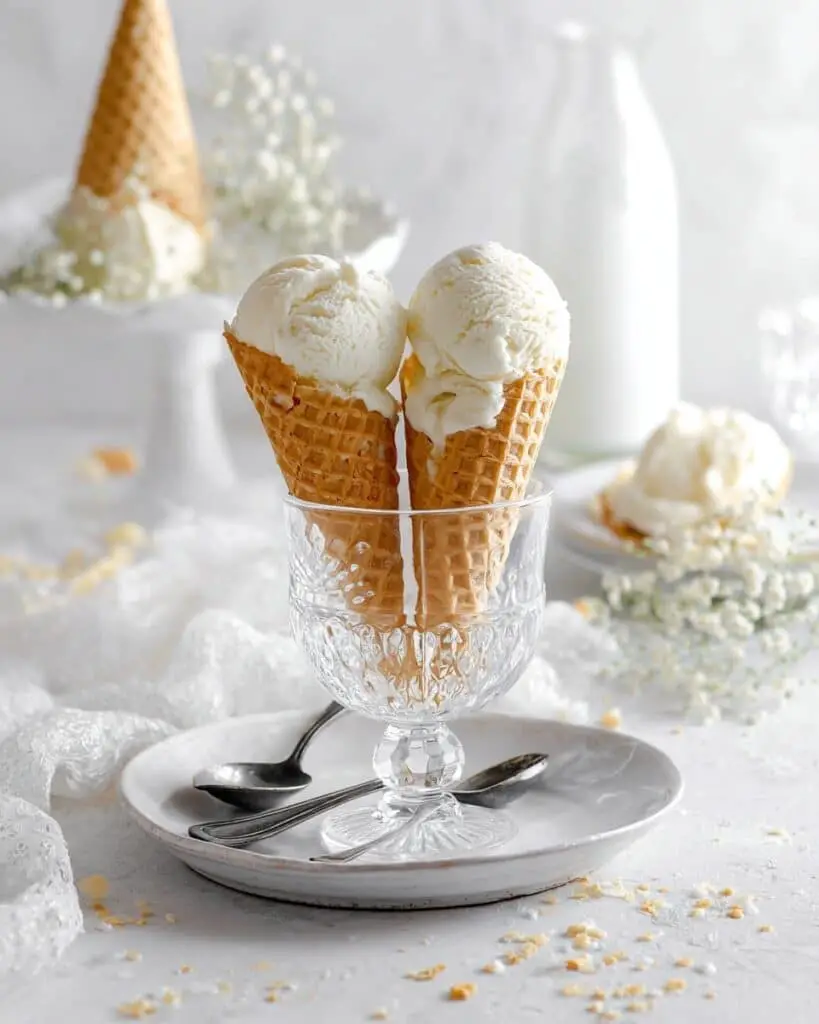 Creamy Vanilla Ice Cream (No Eggs!) Recipe
