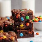 Fudgy M&M Brownies Recipe