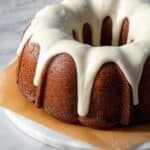 Gingerbread Bundt Cake with White Chocolate Ganache Recipe