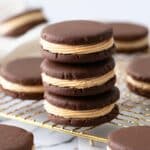 Peanut Butter Filled Chocolate Sandwich Cookies Recipe