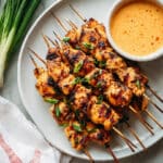 Bang Bang Chicken Skewers with Spicy Mayonnaise Sauce Recipe