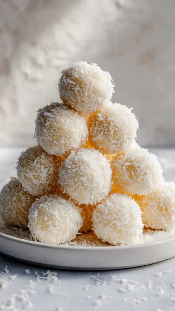 No-Bake Coconut Balls (2 Ingredients) Recipe