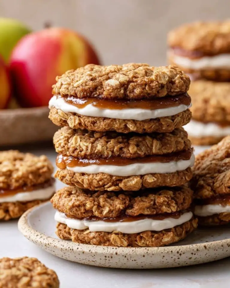 Cinnamon Apple Oatmeal Cream Pies Recipe