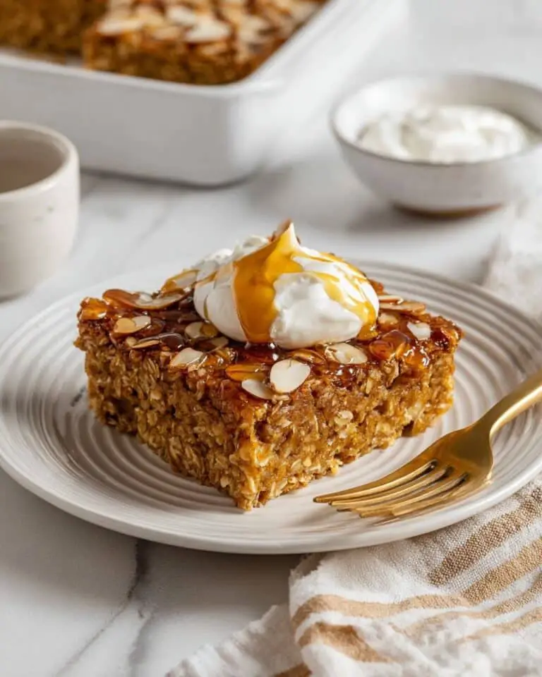 Almond Croissant Baked Oats Recipe