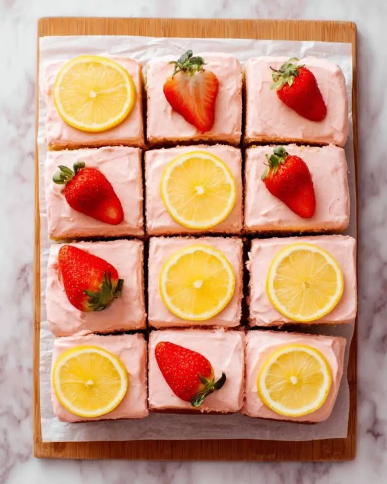 Strawberry Lemon Cake with Strawberry Jam and Frosting Recipe
