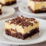 Cheesecake Squares with Chocolate Nut Crust Recipe