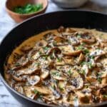 Creamy Mushroom Sauce for Steak, Chicken, or Pasta Recipe